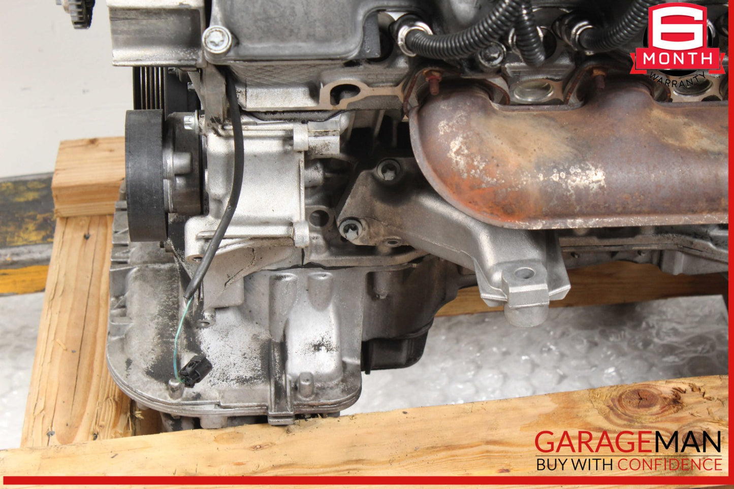 03-05 Mercedes W163 ML350 Engine Motor Block Assembly 3.7L V6 M112