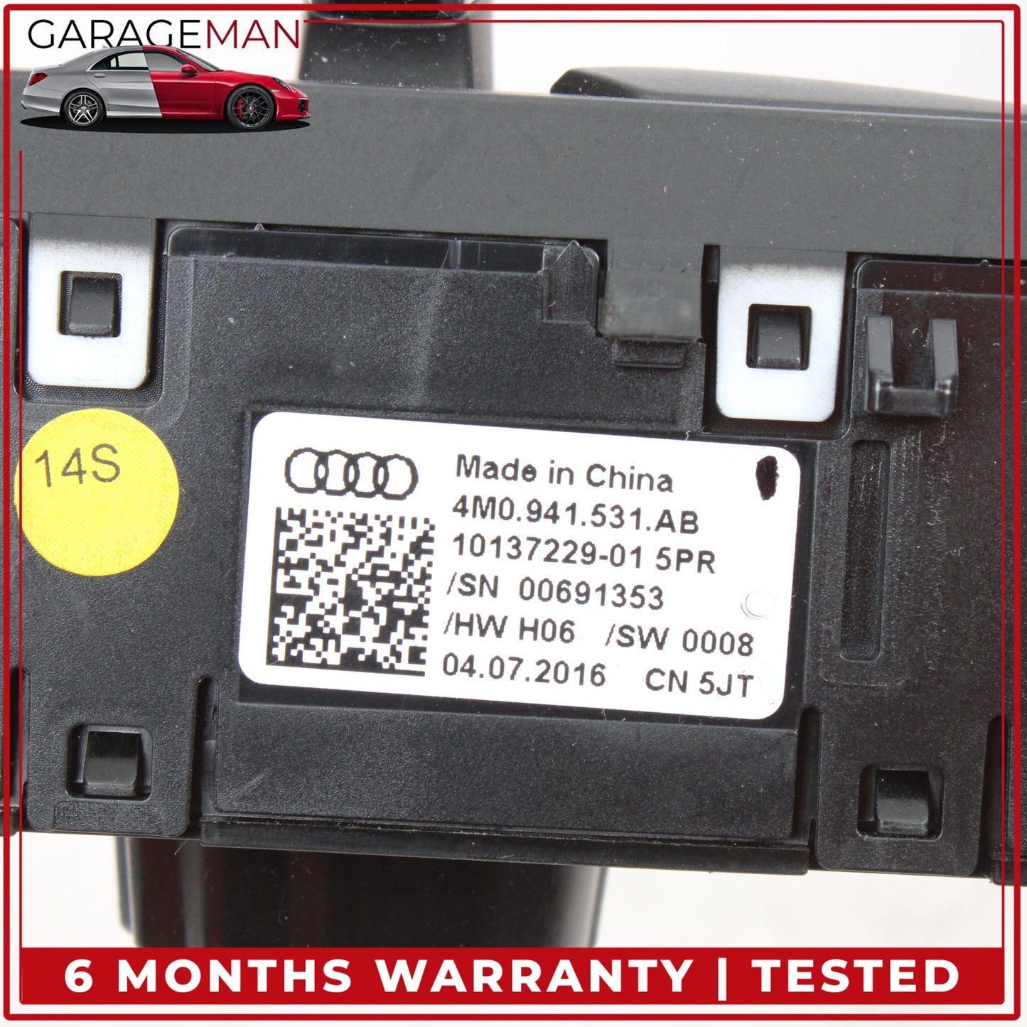 2017-2024 Audi Q7 A4 A5 S4 S5 Q5 SQ5 Headlight Control Switch 4M0941531AB OEM