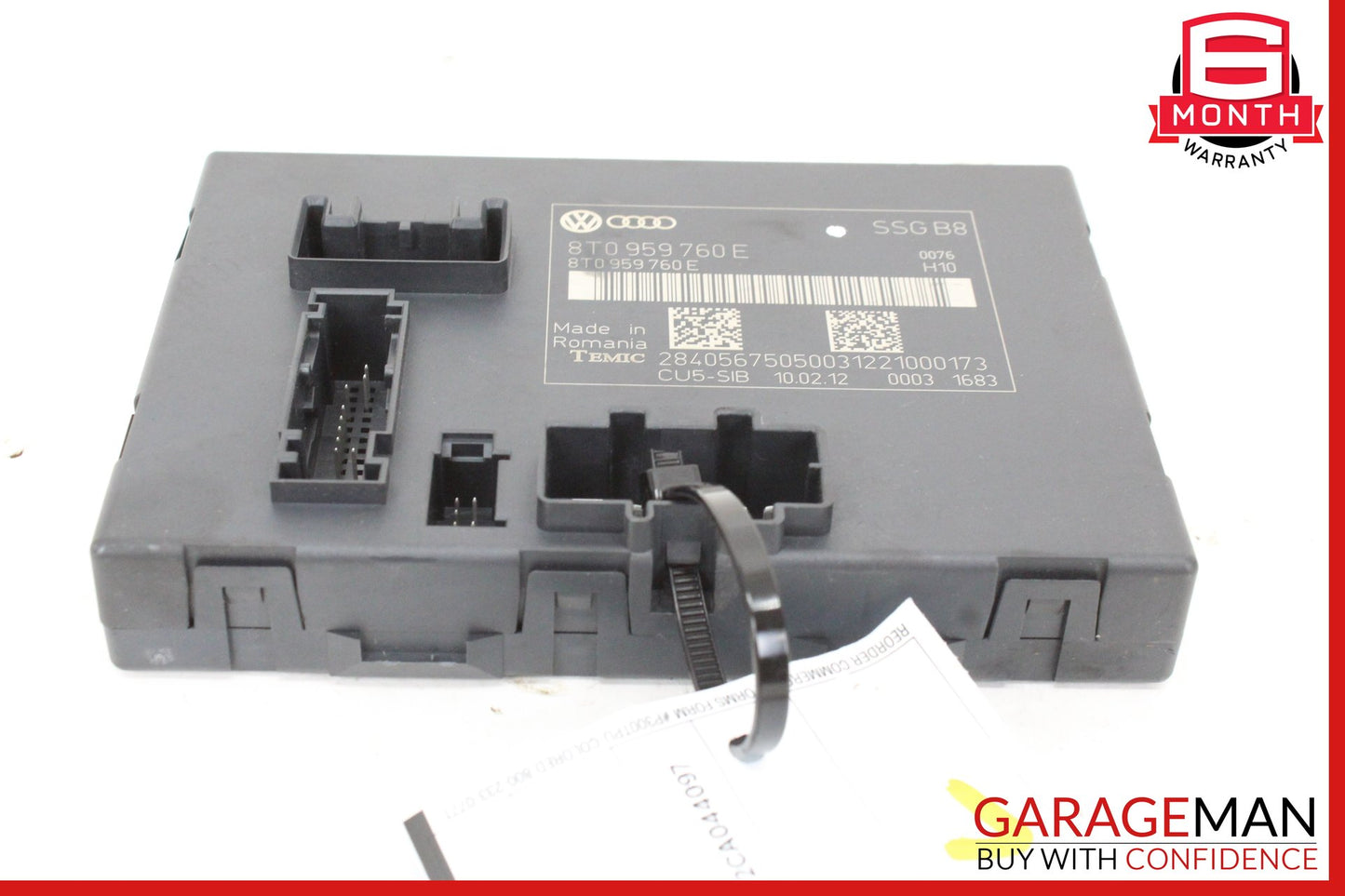 12-17 Audi A5 Front Left or Right Side Seat Memory Control Module 8T0959760E OEM