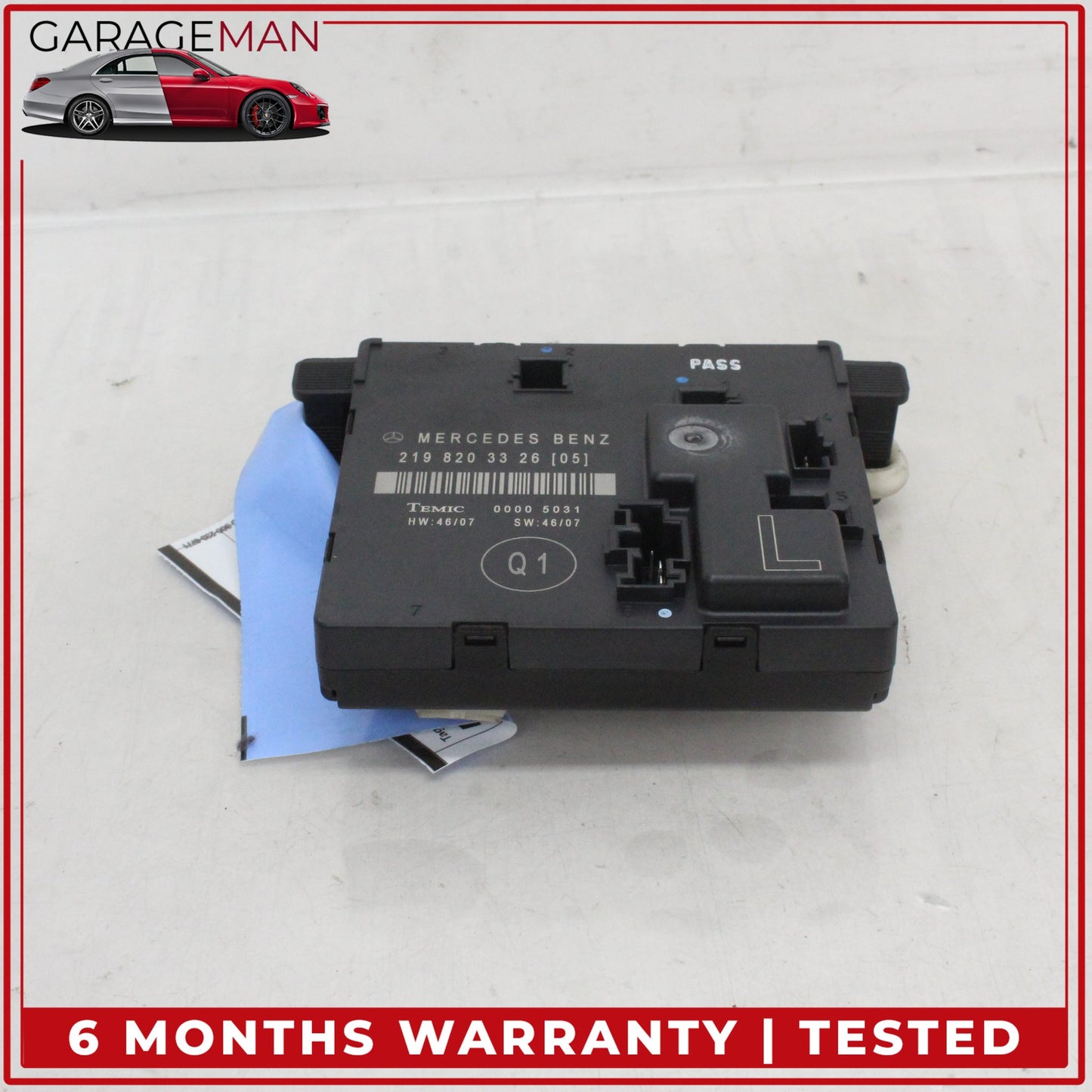 2006-2011 Mercedes W219 CLS550 Rear Left Side Door Control Module Unit OEM