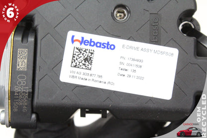 2022-2025 Audi Q4 E-Tron Sunroof Sun Roof Electric Motor Webasto 3G5877795 OEM