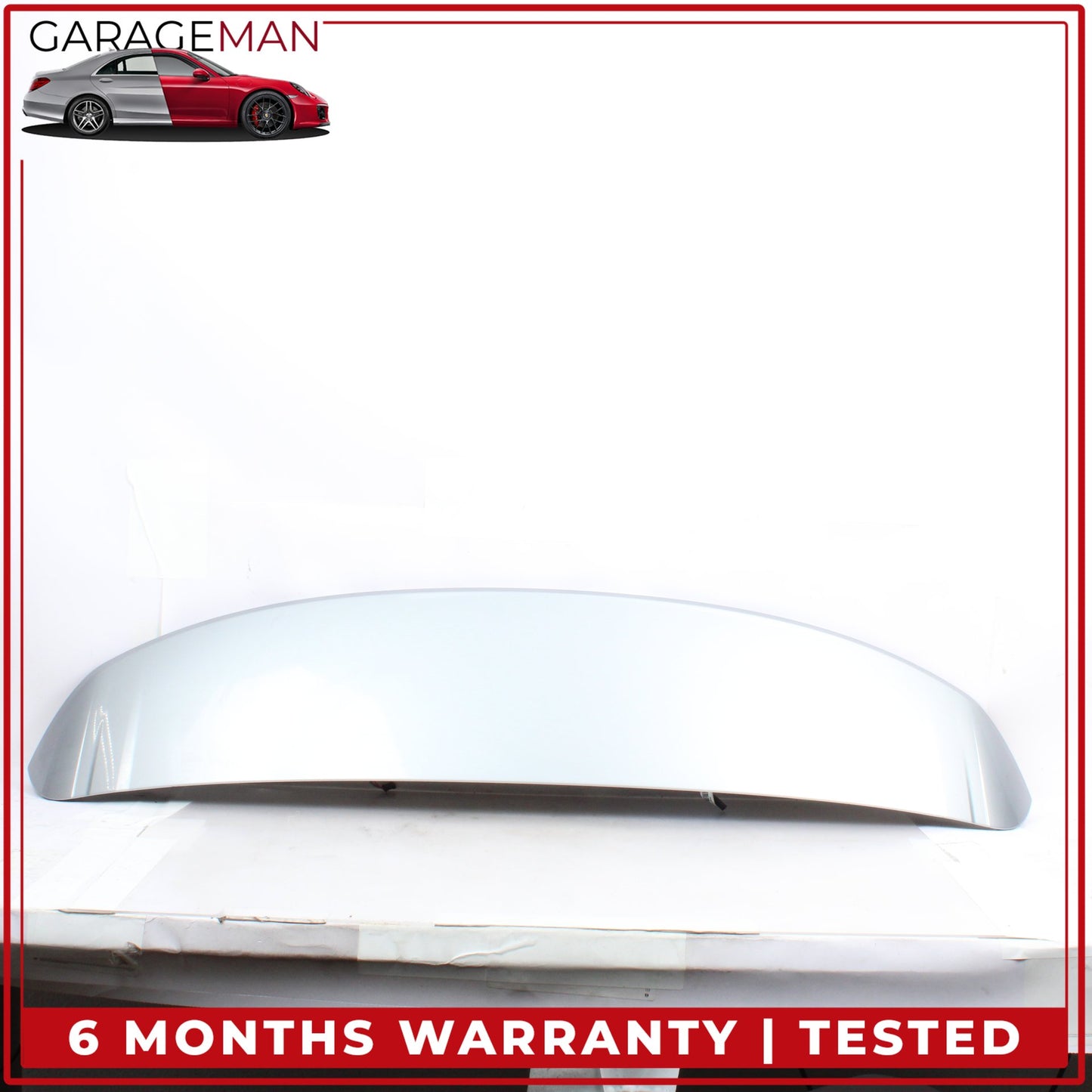 2017-2025 Audi Q7 SQ7 Rear Spoiler w/ 3rd Brake Light Silver 4M0827933 OEM
