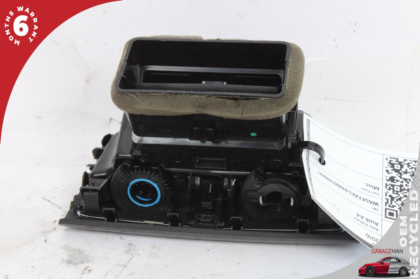 2009-2016 Audi A4 Rear Center Console A/C Air Vent Grille Trim 8K0819203