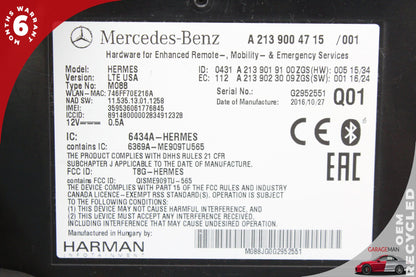2017-2019 Mercedes-Benz E400 W213 Wagon Communication Control Module 2139004715