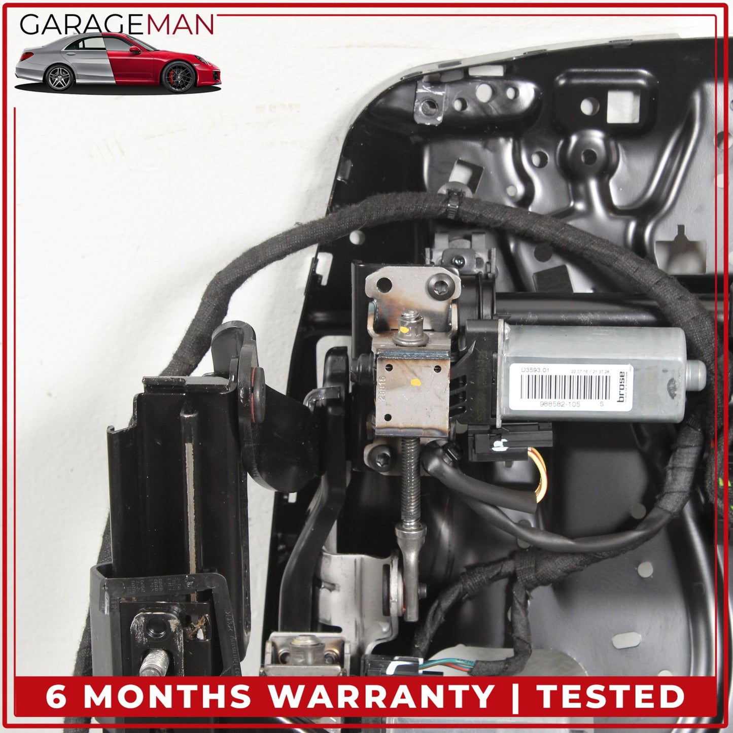 2012-2018 Audi A6 A7 Front Right Side Seat Track Rail Frame w/ Motor OEM