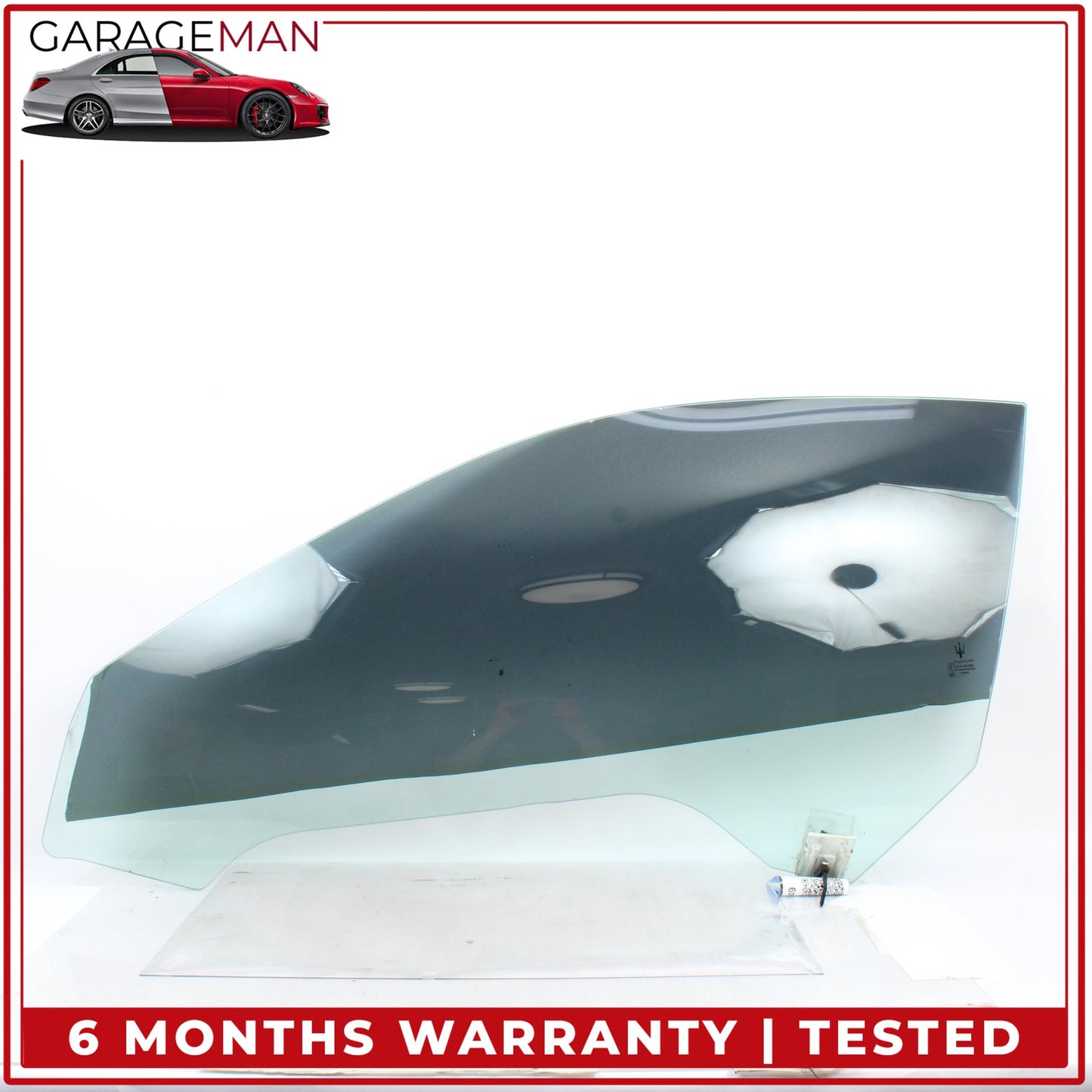 2008-2019 Maserati GranTurismo M145 Front Left Driver Side Door Window Glass OEM