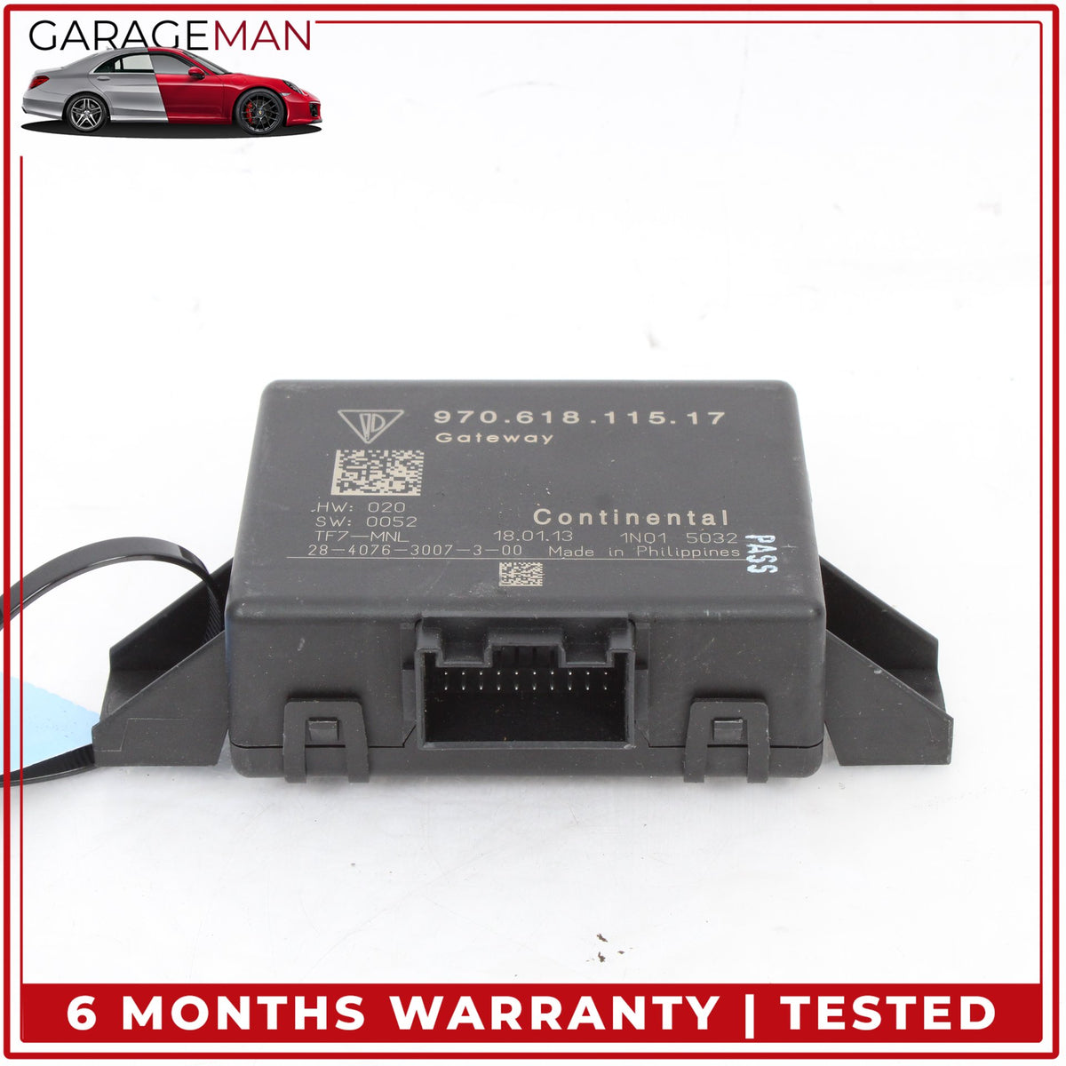 2010-2016 Porsche Panamera 970 Central Gateway Control Module 97061811517 OEM