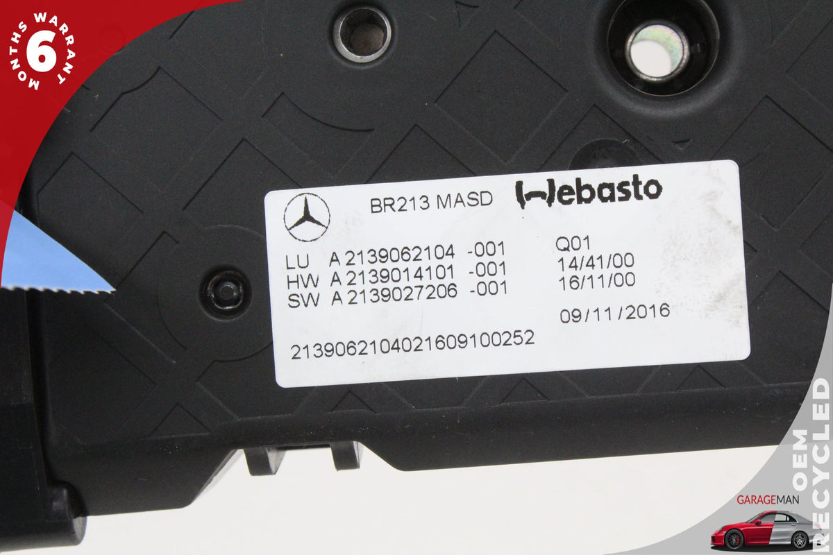 17-19 Mercedes-Benz E400 W213 Station Wagon Sunroof Control Module 2139062104 OEM