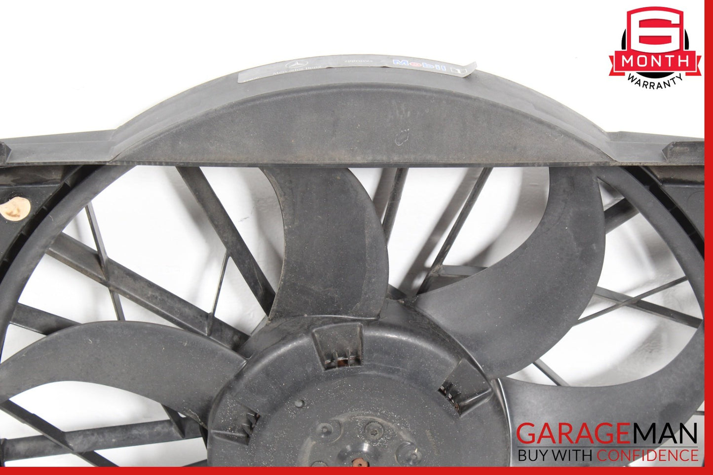 2003-2012 Mercedes R230 SL500 Engine Radiator Cooling Fan Motor Assembly OEM