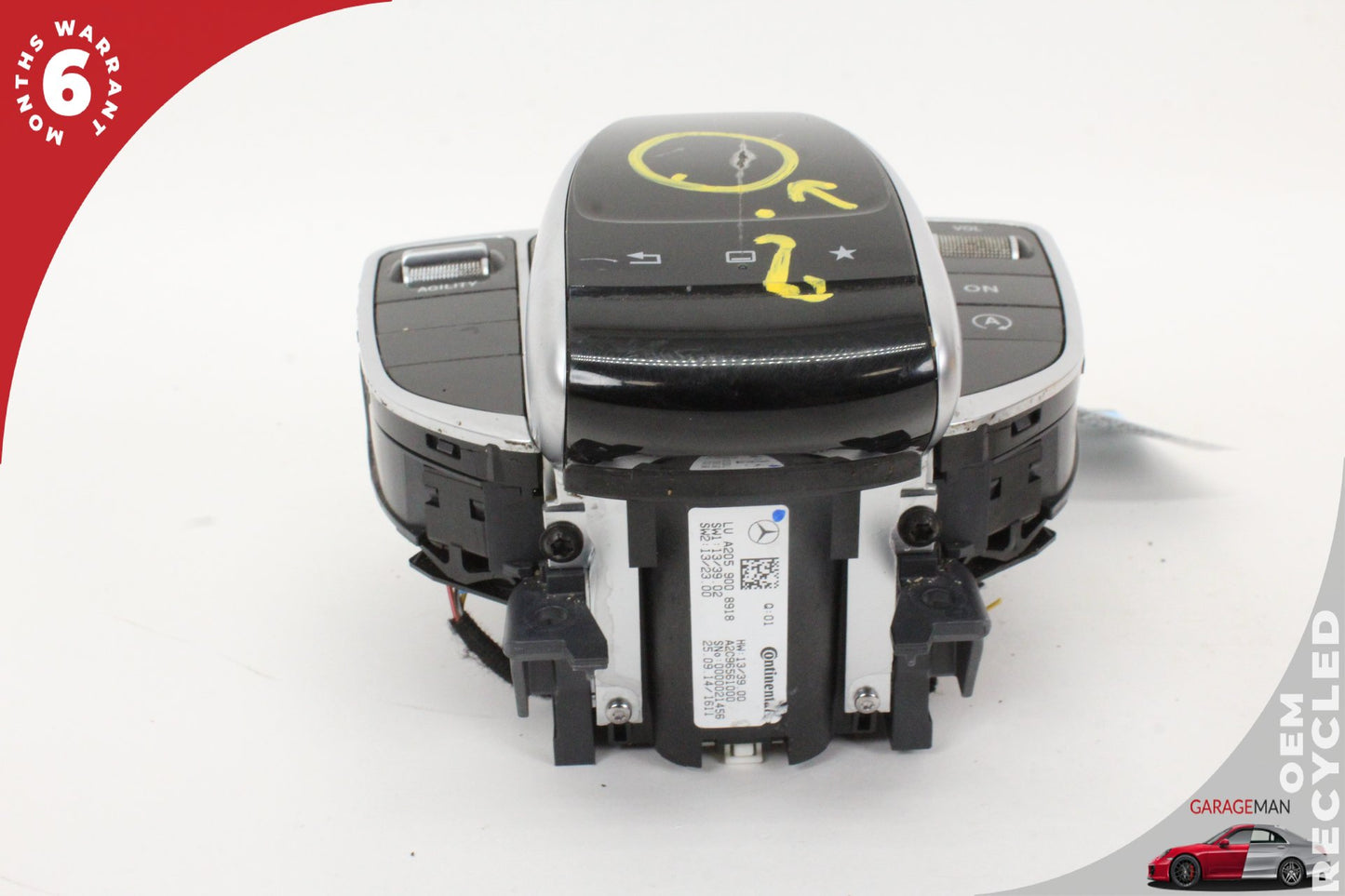 2015-2018 Mercedes W205 C300 Center Console Multi Function Switch Control OEM