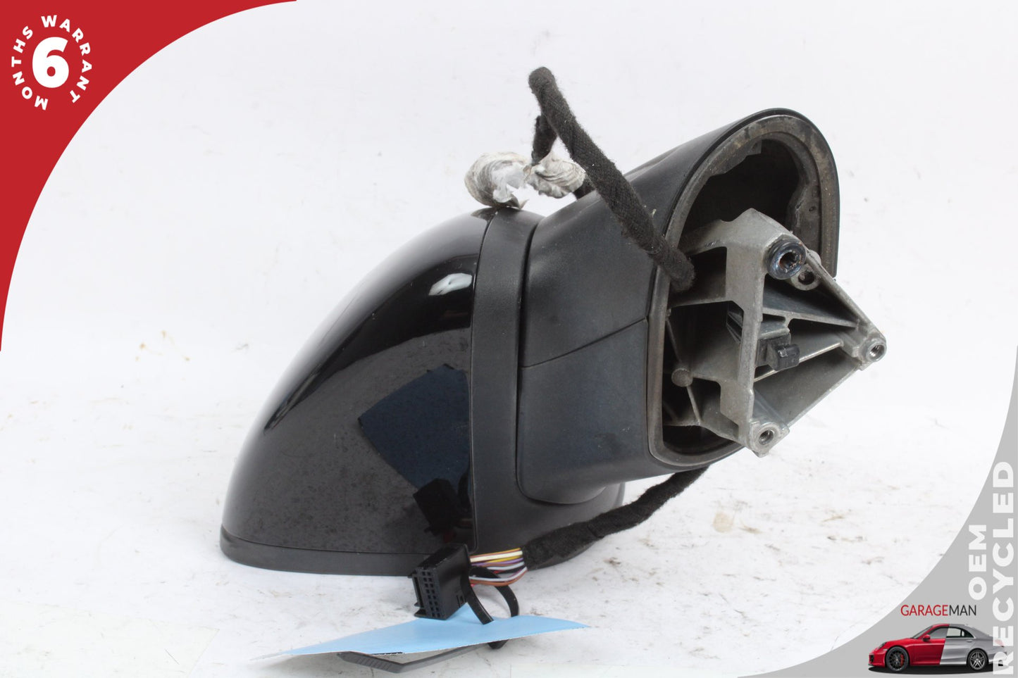 2011-2014 Porsche Cayenne 958 Front Left Side Door Rear View Mirror Black OEM