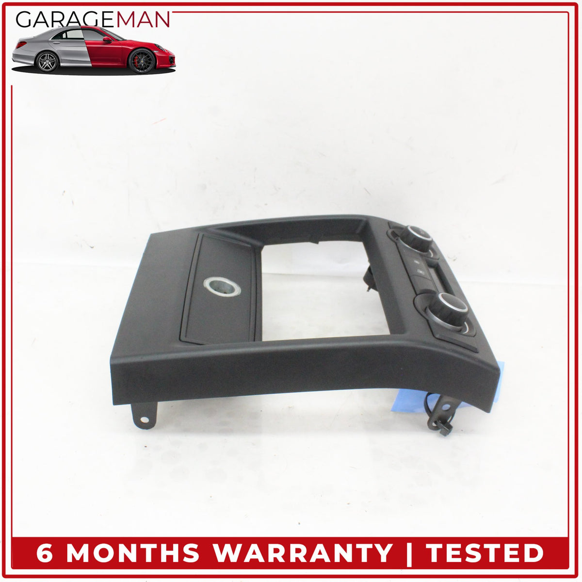 2007-2014 BMW X5 X6 Rear AC A/C Climate Control Switch Panel w/ Trim 9166317 OEM