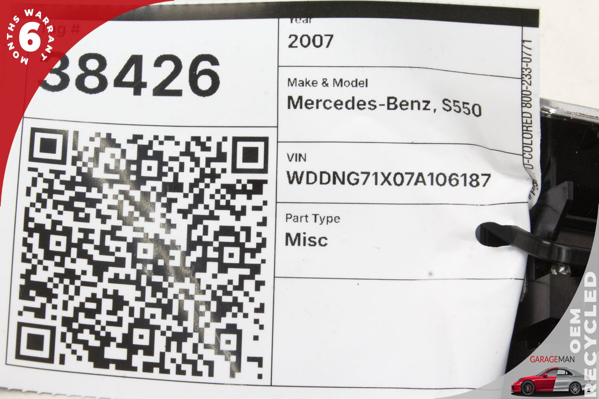 2007-2014 Mercedes-Benz S550 W221 Electric Parking Brake Switch 2215401445 OEM