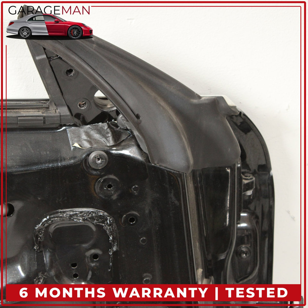 2012-2018 BMW 640i F12 Front Left Side Door Shell Black Metallic 7228569 OEM