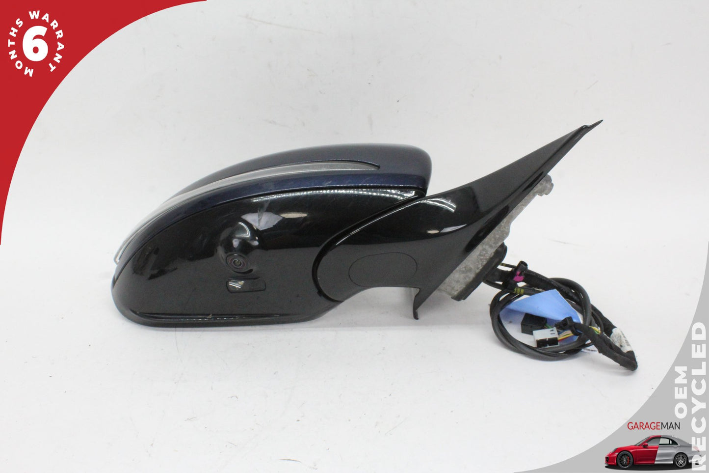 17-19 Mercedes-Benz E400 W213 Wagon Front Right Door Rear View Mirror w/ Camera Blind Spot