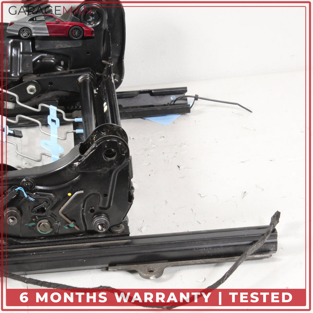 2004-2010 BMW 650i E64 Front Left Sport Seat Track Rail Frame 7112671 OEM