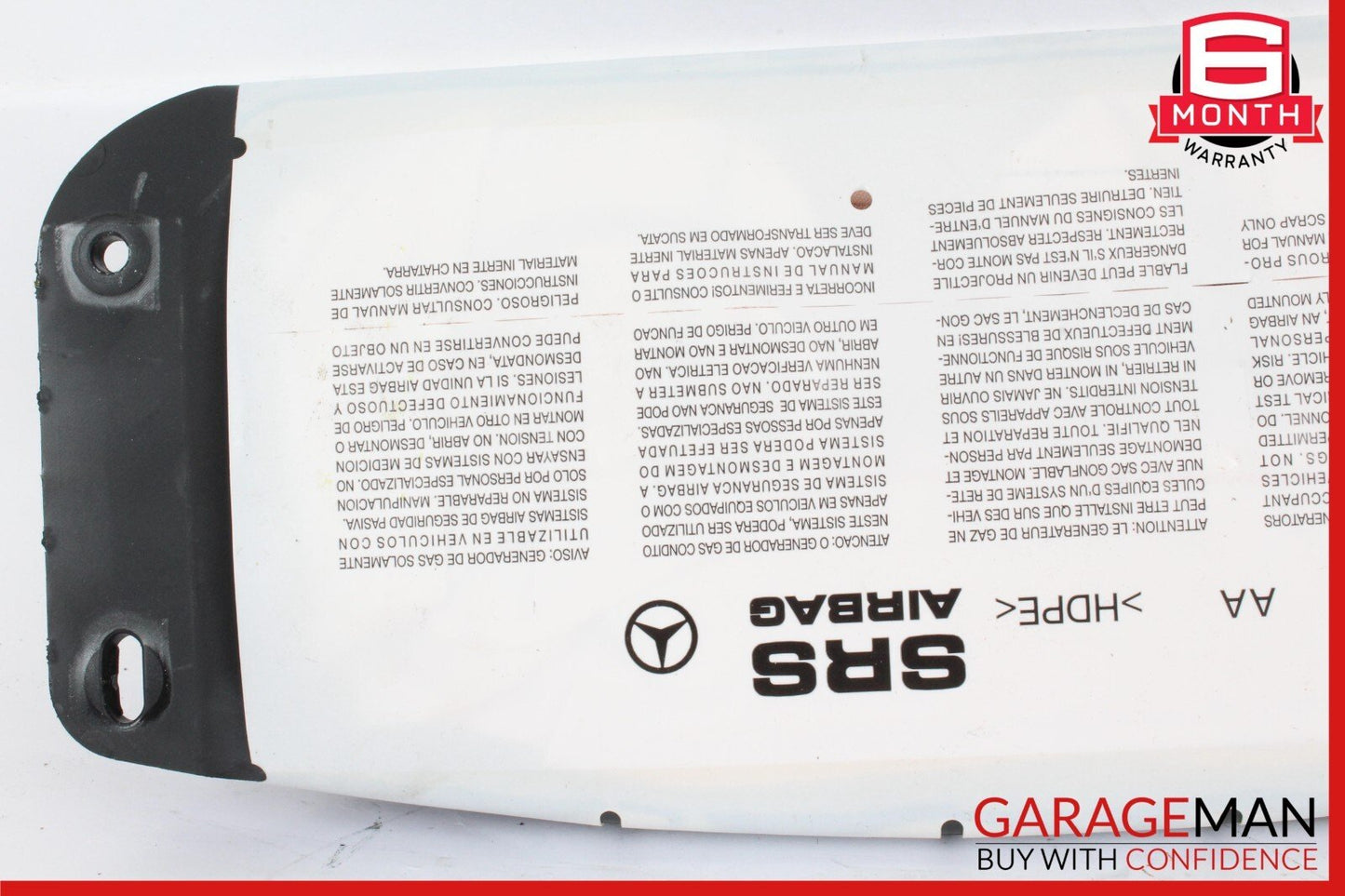 08-15 Mercedes W204 C300 4MATIC Front Right Passenger Side Dash Airbag