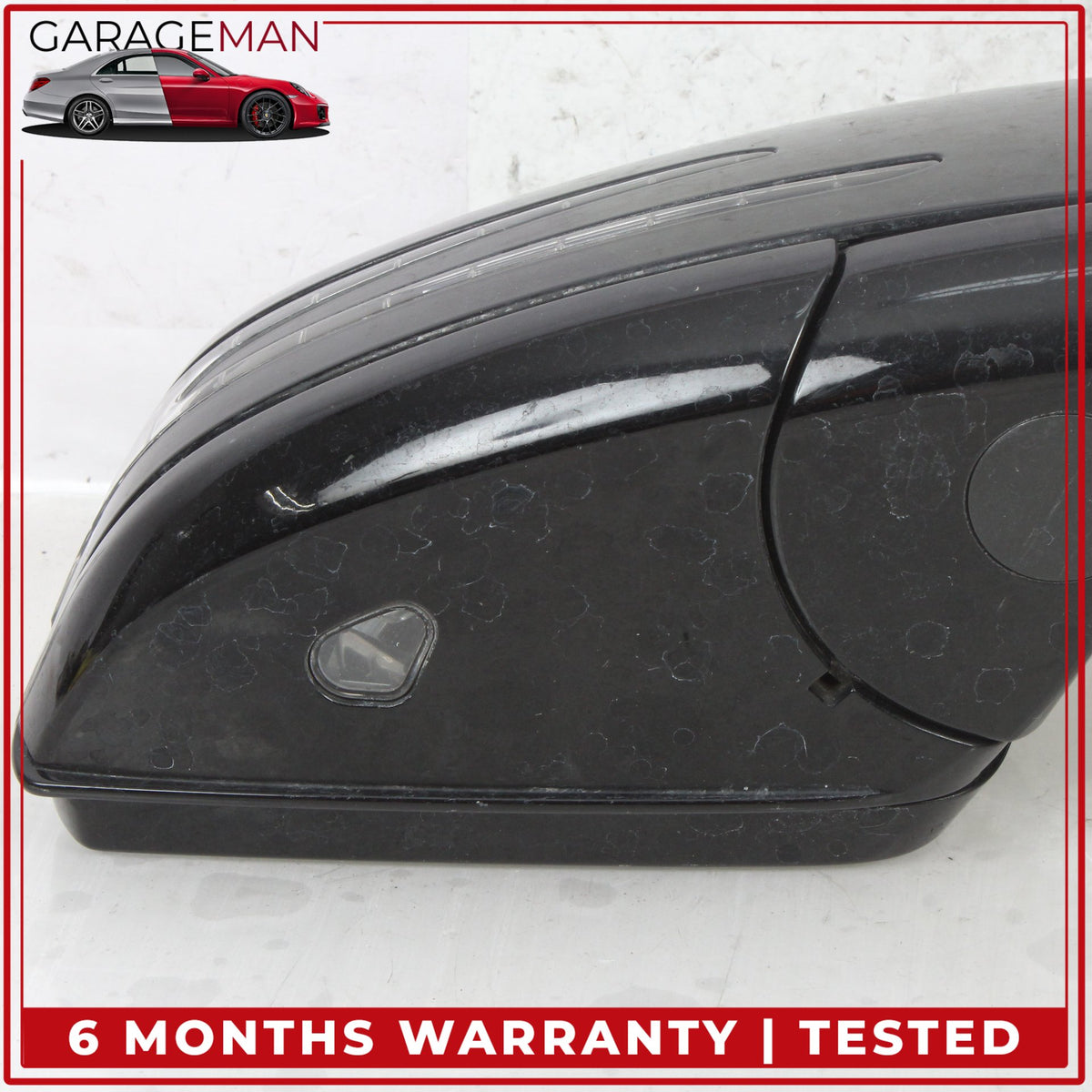 2010-2013 Mercedes W221 S550 Front Right Side Door Rear View Mirror Black OEM
