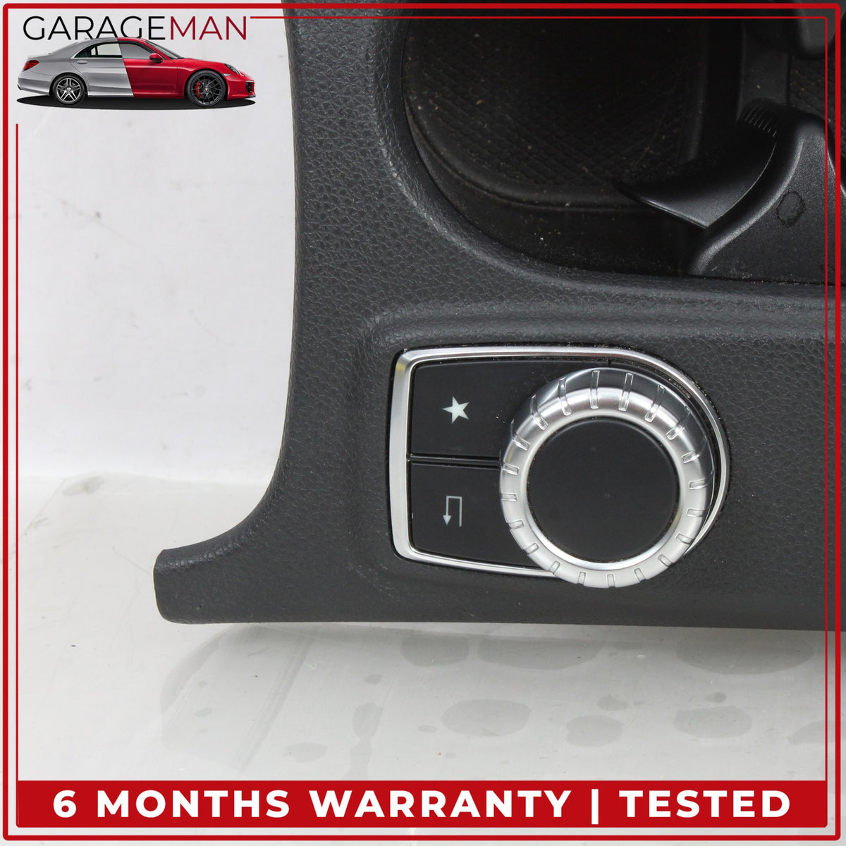 2014-2020 Mercedes X156 GLA250 Center Console Cup Holder w/ Control Switch OEM
