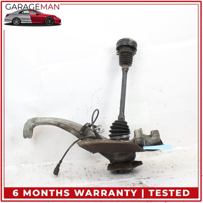 2010-2016 Porsche Panamera 970 Front Left Spindle Knuckle Wheel Hub w/ Shaft OEM