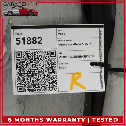 2014-2020 Mercedes W222 S550 Rear Trunk Weatherstrip Rubber Seal 2227500300 OEM