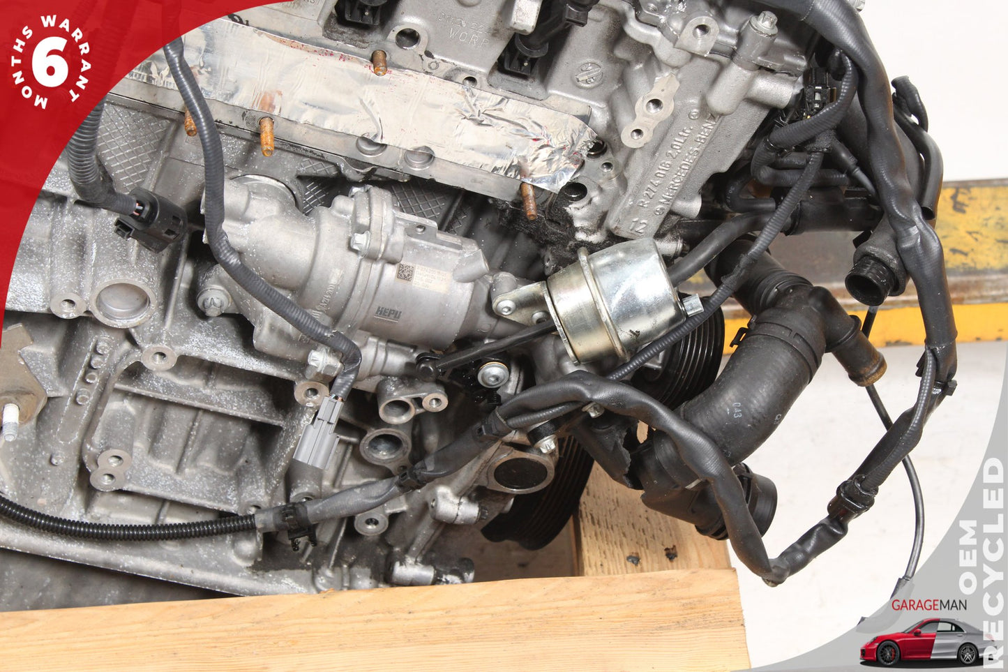 2015-2020 Mercedes W205 C300 SLC300 M274 2.0L Engine Motor Block Assembly OEM