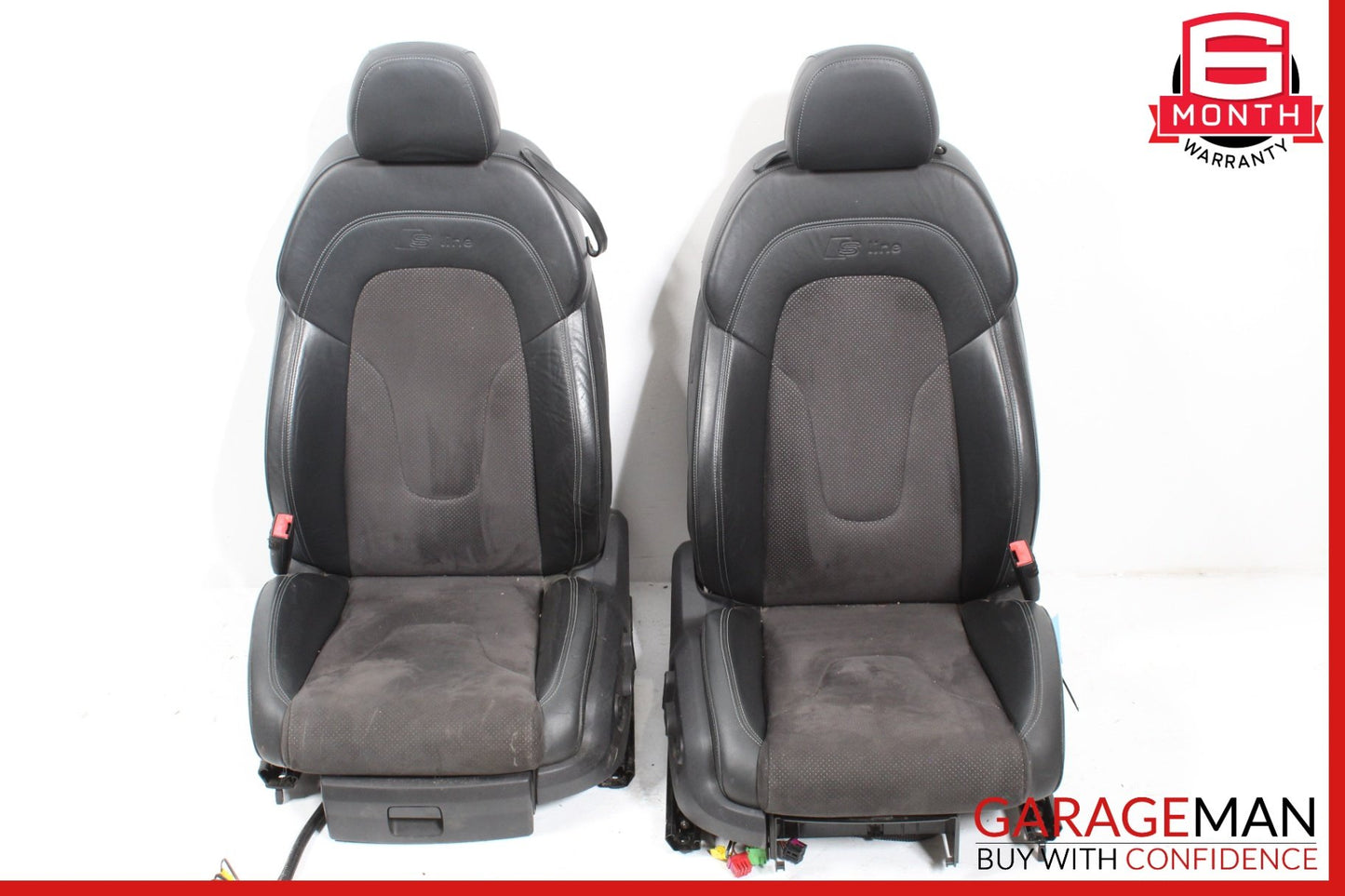 08-15 Audi TT 8J Convertible Front Left and Right Complete Seat S Line 8J8881019