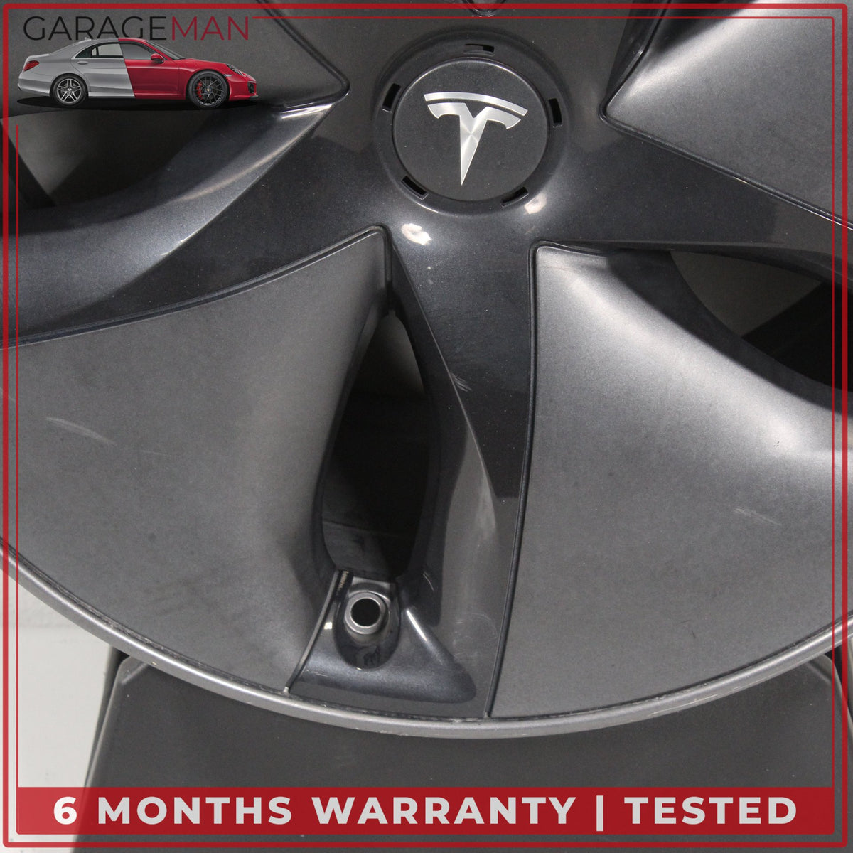 2017-2023 Tesla Model 3 Alloy Wheel Rim w/ Aerocover 18x8.5J ET40 104422100G OEM