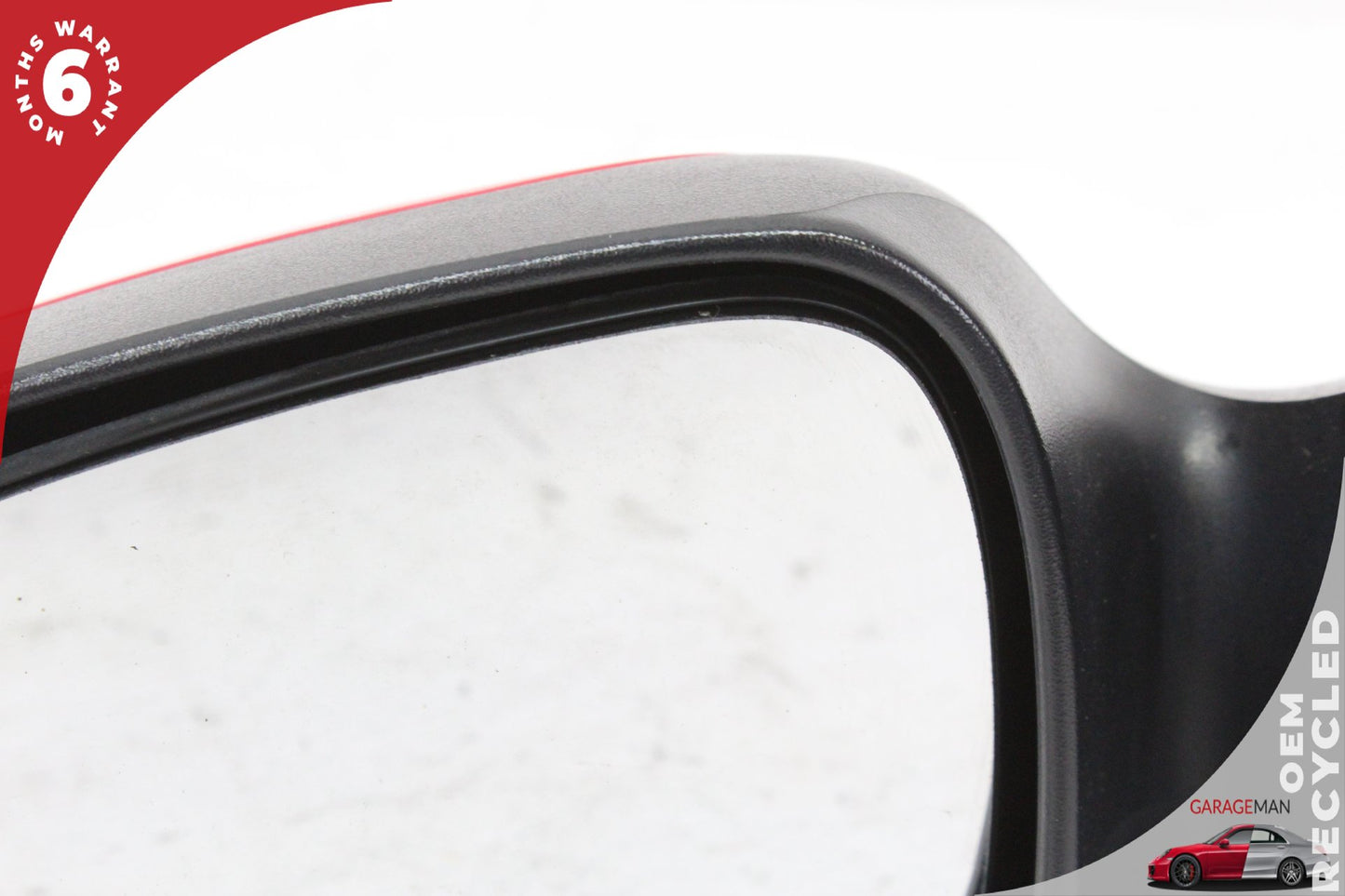 2002-2005 Ford Thunderbird Front Left Door Rear View Mirror Red 1W6Z17683BA OEM