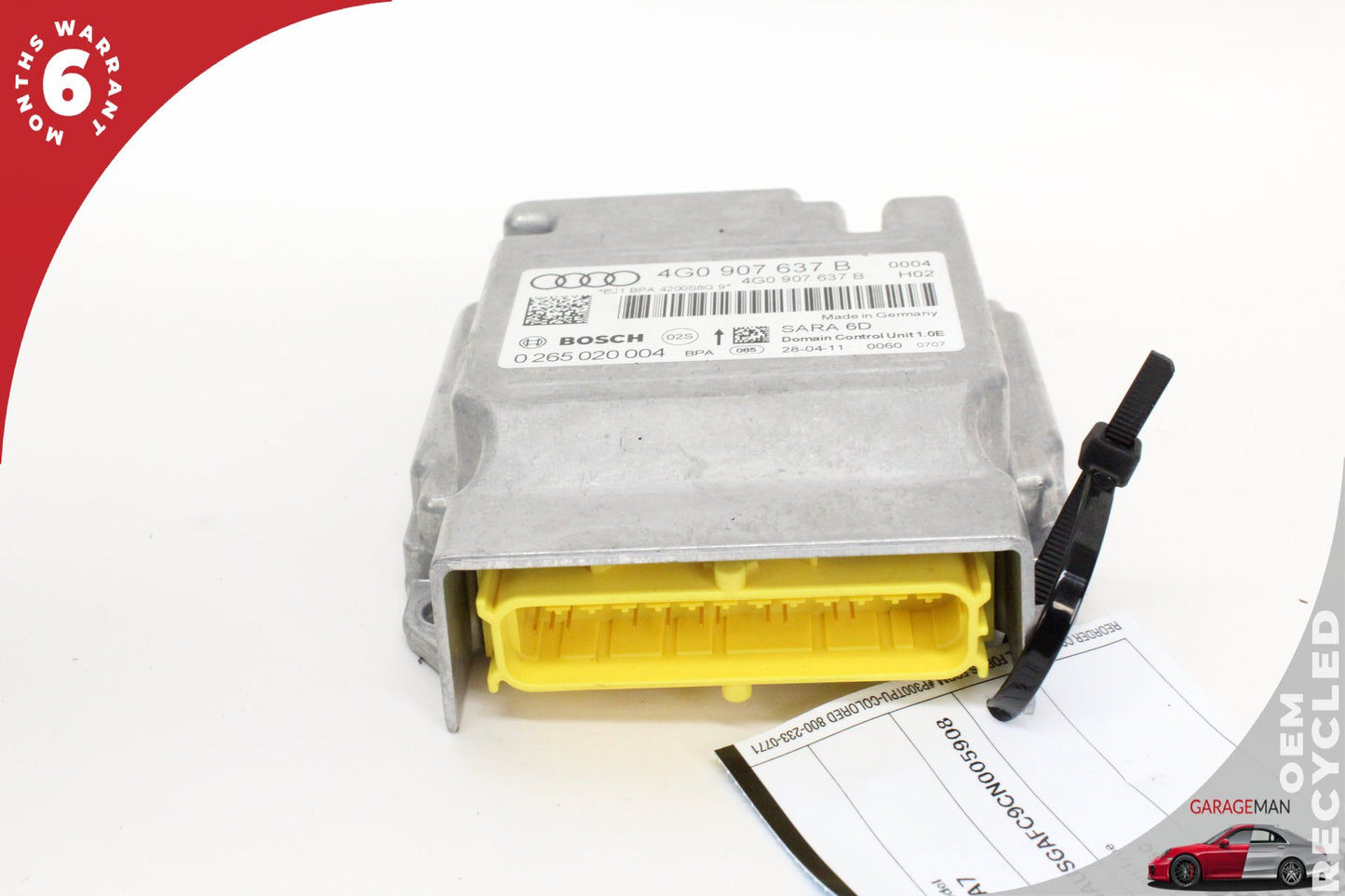 2012-2018 Audi A7 A6 Acceleration Yaw Rate Speed Sensor Module 4G0907637B OEM