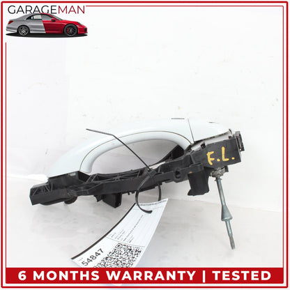 2007-2015 Audi Q7 Front Left Driver Side Exterior Door Handle White Metallic OEM