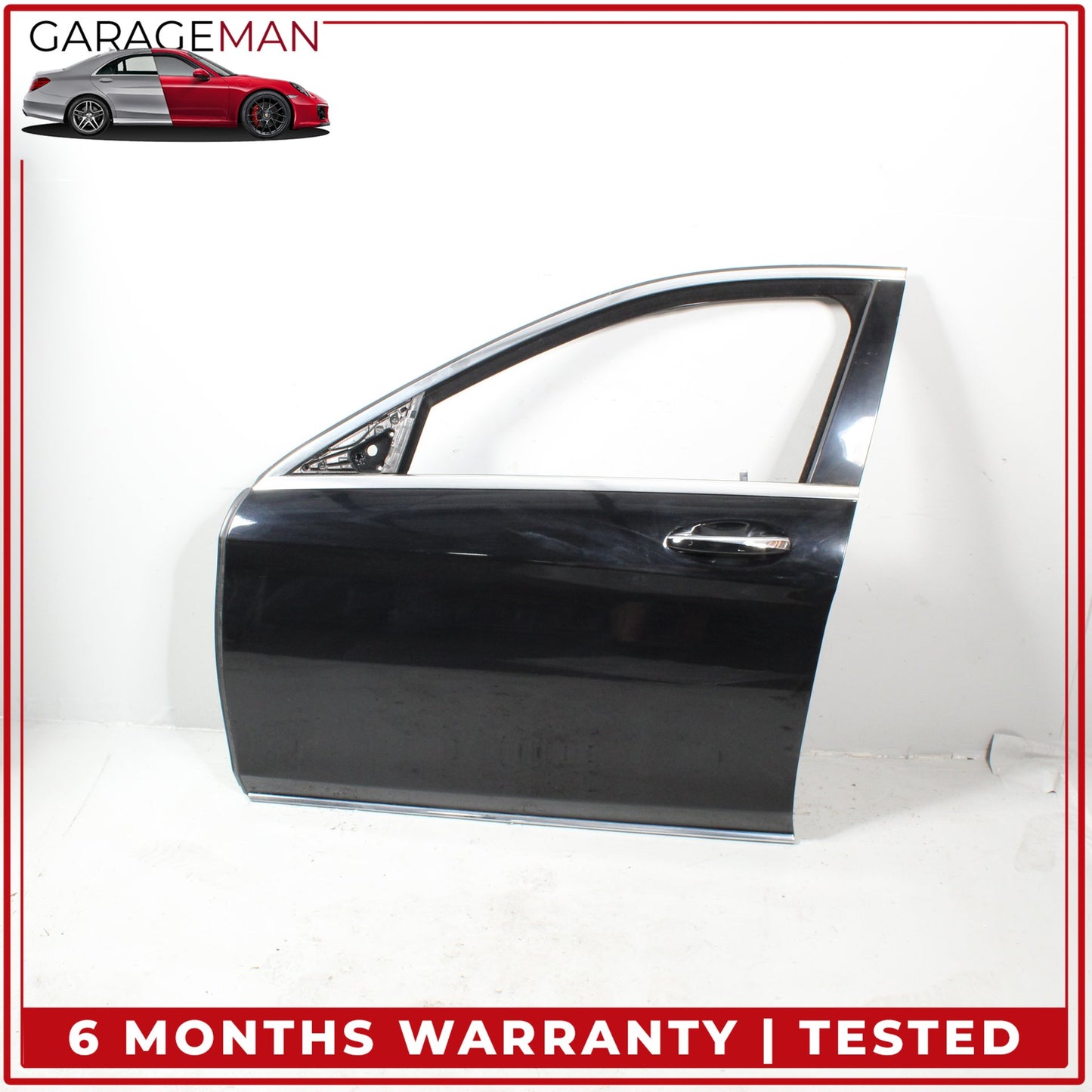 2014-2020 Mercedes W222 S550e S600 Front Left Driver Side Door Shell Black OEM