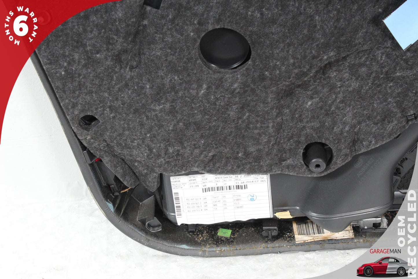 2012-2012 Audi A6 Front Right Passenger Side Interior Door Panel 4G1867022 OEM