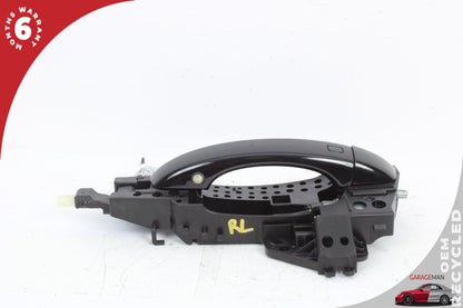 2012-2018 Audi A7 Rear Left Driver Side Exterior Door Handle Black 4H0837885 OEM