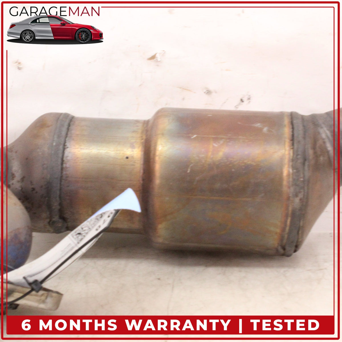 2007-2010 BMW X5 E70 Exhaust Manifold Downpipe Cylinder 4-6 7596879 OEM