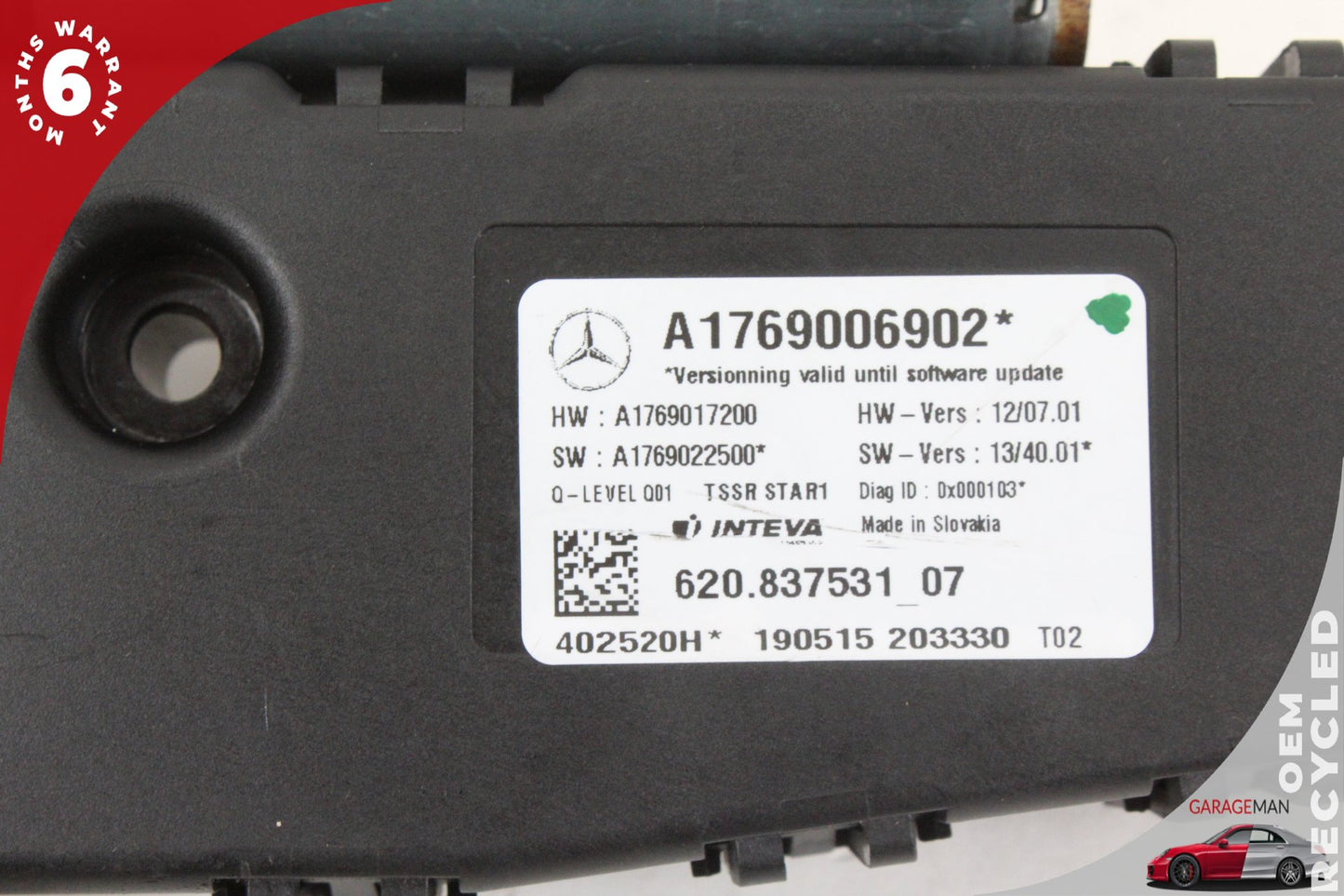 2014-2020 Mercedes W117 CLA45 AMG Sunroof Motor Window Actuator 1769006902 OEM