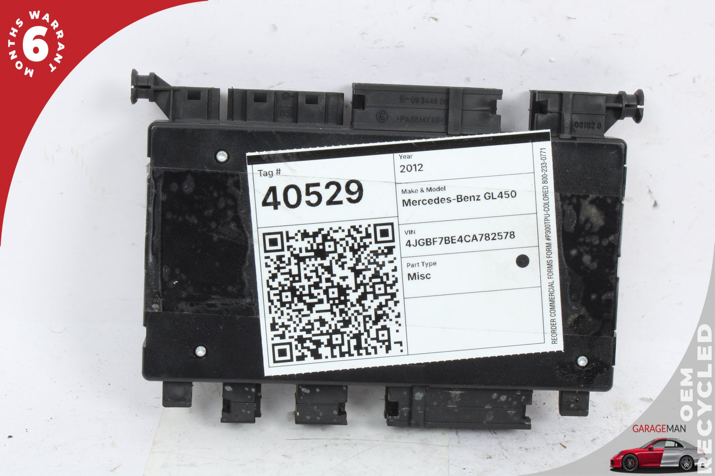 2003-2012 Mercedes X164 GL450 Front Left Side Seat Control Module 2118704785 OEM