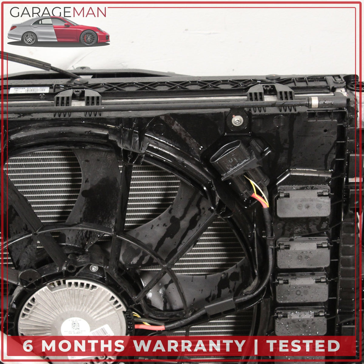 2011-2018 Porsche Cayenne 958 Radiator Support Reinforcement Bar w/ Radiators