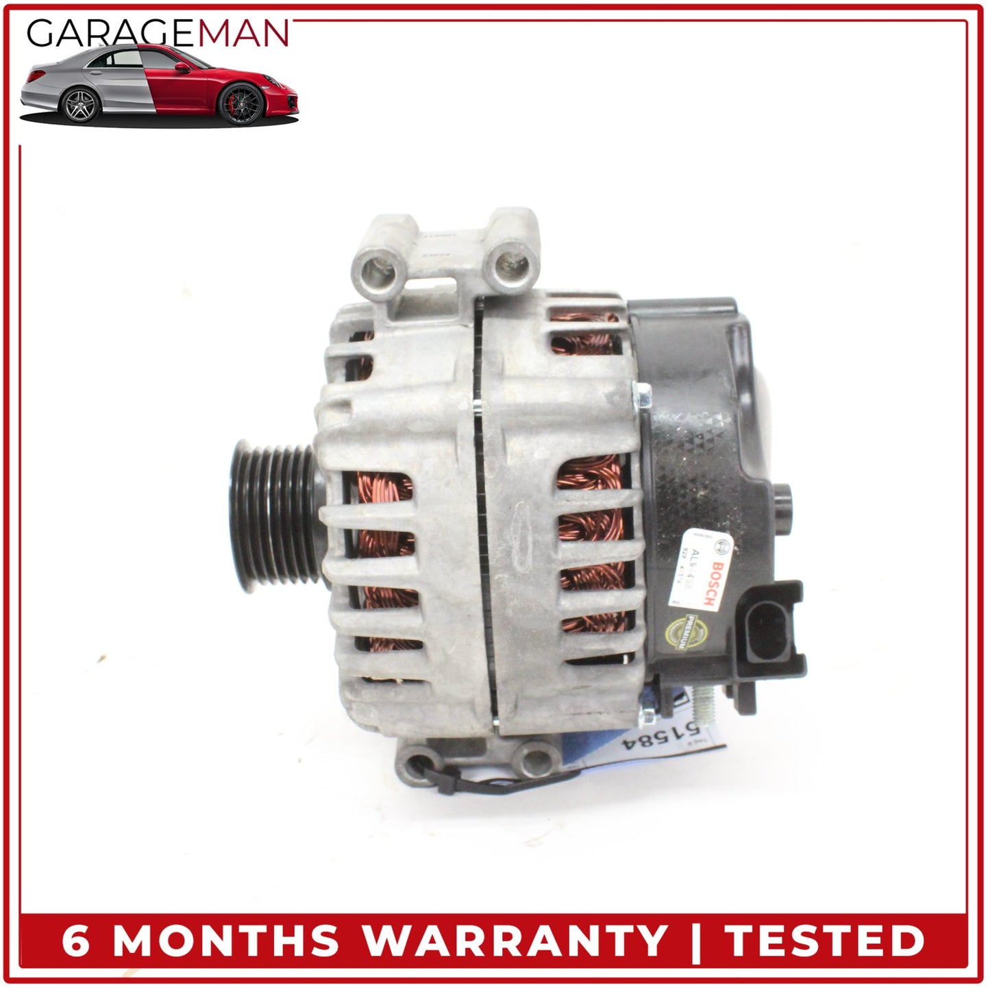 2010-2017 BMW 550i GT F07 Sedan Alternator Generator AL9495X Bosch OEM