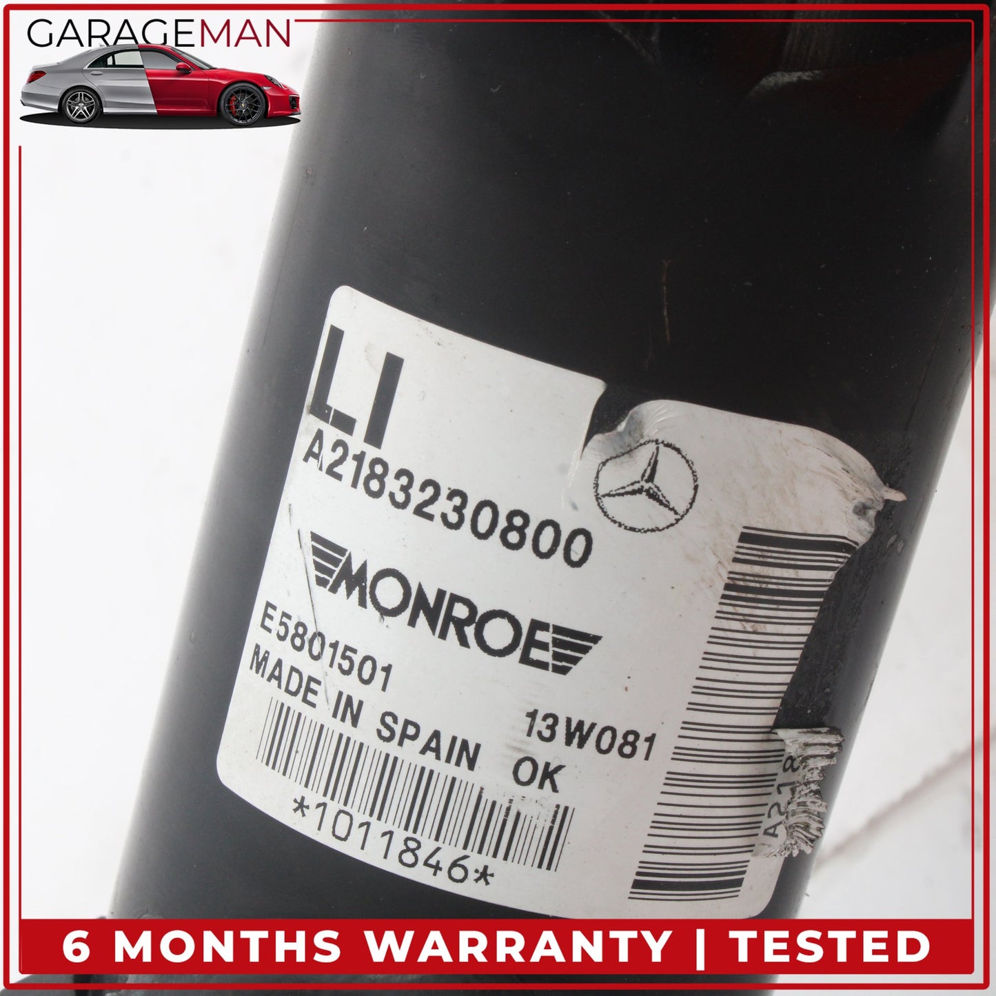 2012-2018 Mercedes-Benz CLS550 W218 Front Left Side Airmatic Air Shock Absorber Strut 2183230800