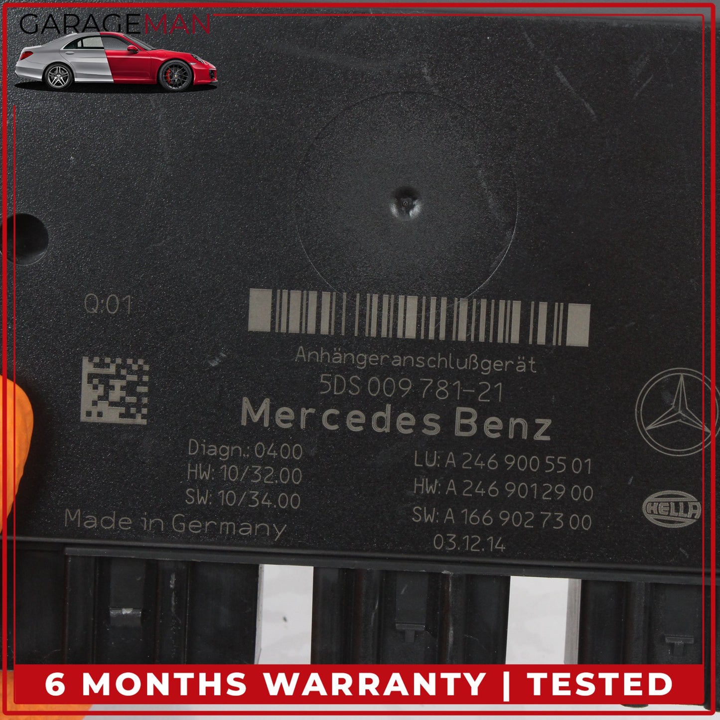 2012-2015 Mercedes W166 ML350 GL450 Trailer Towing Control Module 2469005501 OEM