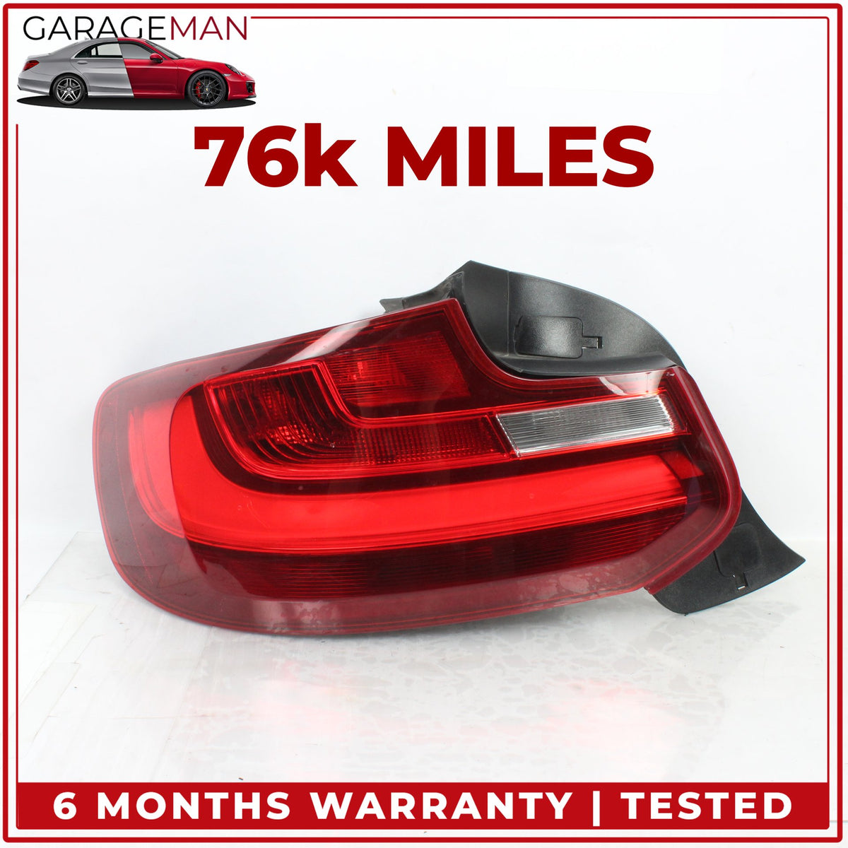 2014-2017 BMW 230i F22 Rear Left Side Tail Light Lamp 7295427 OEM