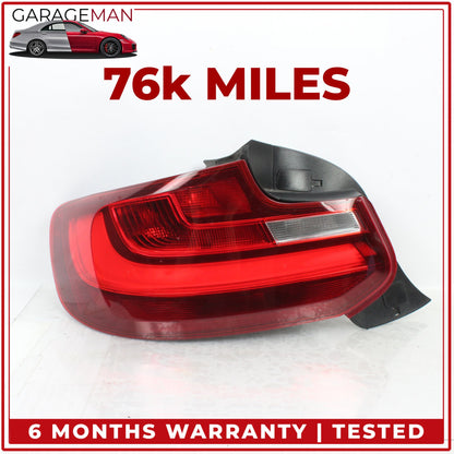 2014-2017 BMW 230i F22 Rear Left Side Tail Light Lamp 7295427 OEM