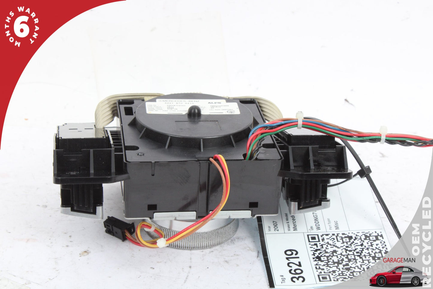 07-09 Mercedes-Benz S550 W221 Center Console Multi Function Switch 2218706351