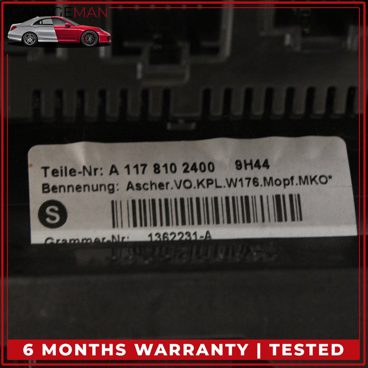 2014-2019 Mercedes-Benz CLA250 C117 AC Heater Climate Control Switch w/ Trim OEM