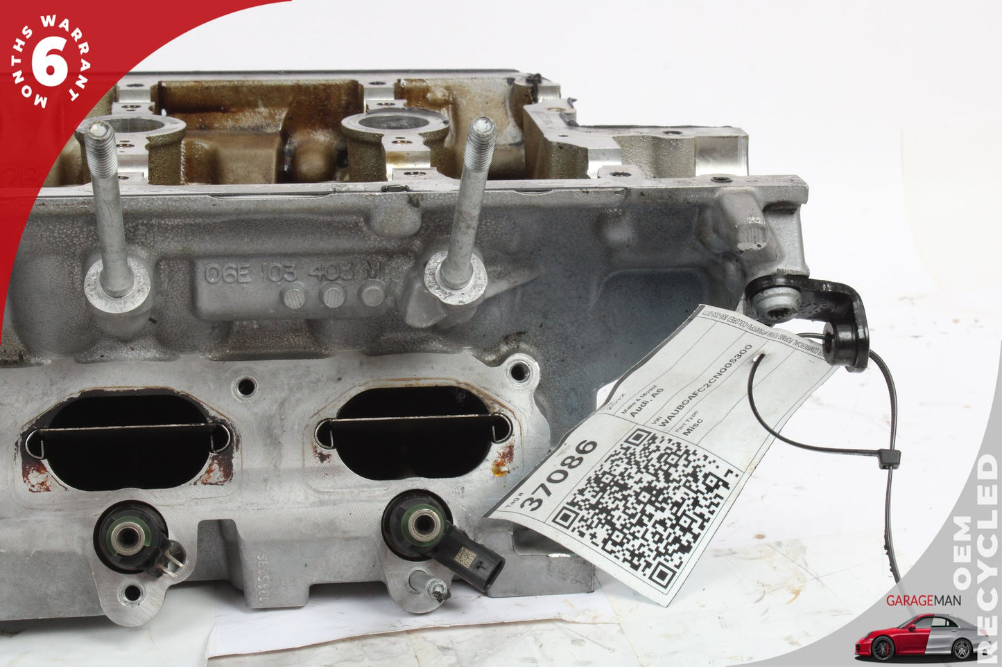 2012-2018 Audi A6 C7 AWD 3.0L Cylinder Head 06E103403M OEM