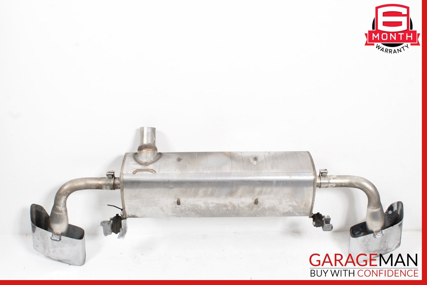 2017-2019 Audi Q7 SUV Rear Exhaust Muffler w/ Tips 4M0253611N OEM