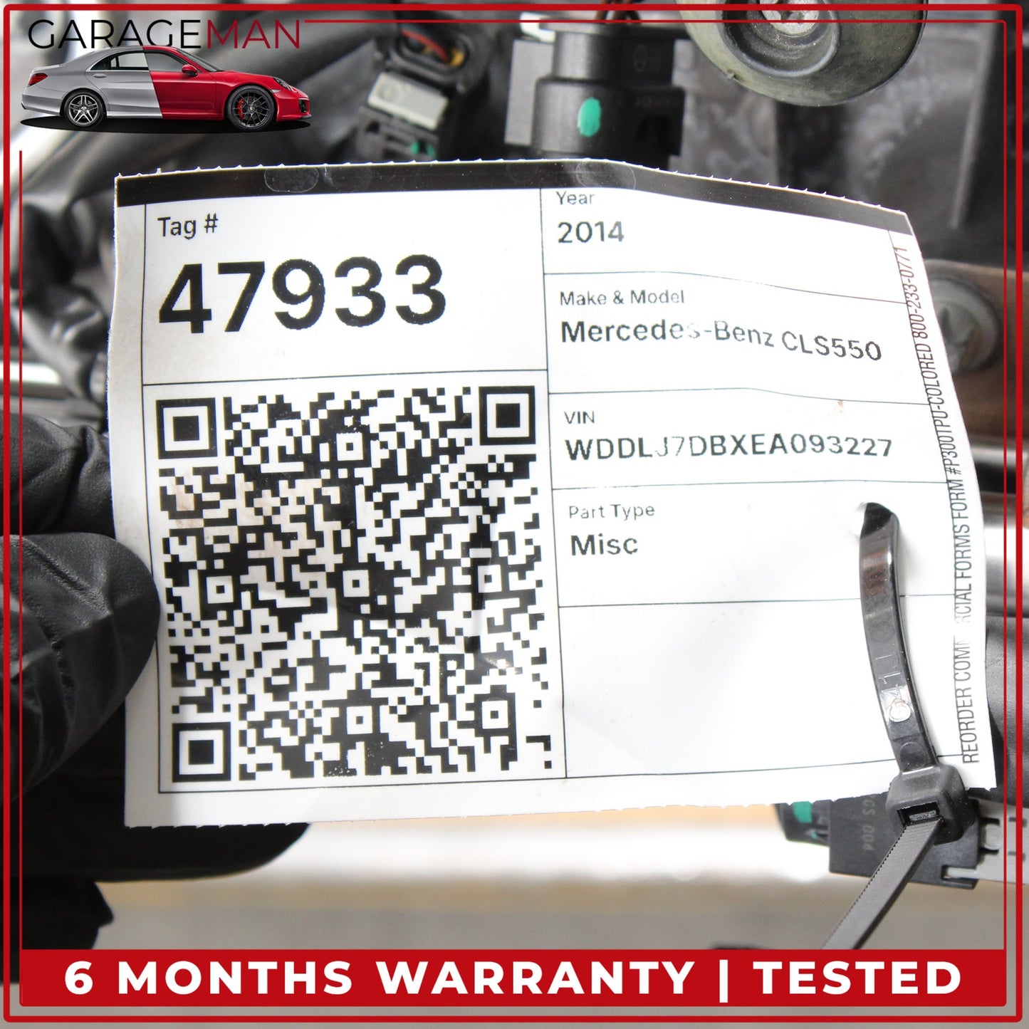 2012-2014 Mercedes-Benz CLS550 W218 RWD 4.6L Engine Motor M278 mileage 41k