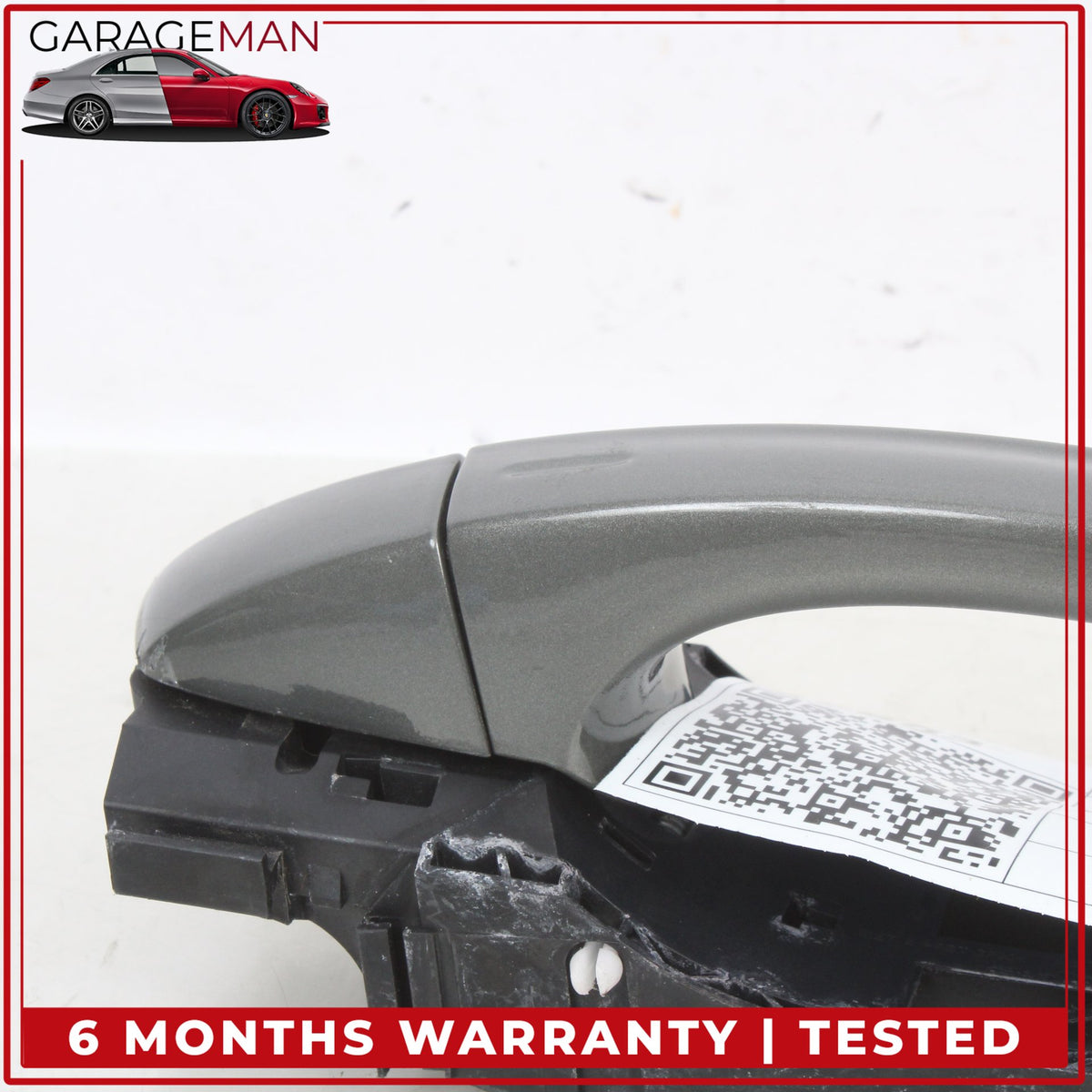 2019-2025 Audi Q3 Rear Right Side Exterior Door Handle Gray Metallic OEM