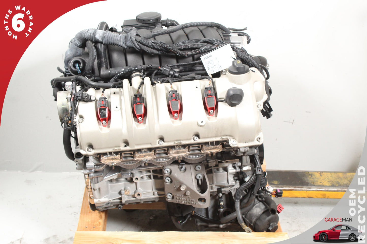 10-14 Porsche Cayenne S 92A- Panamera AWD 4.8L Engine Motor M48.02 116k OEM